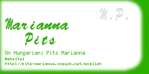 marianna pits business card